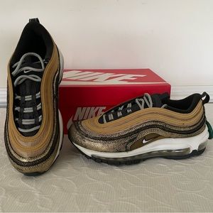 Nike Air Max 97 Women’s Size 7 Golden Gal Gold/Metallic details NIB